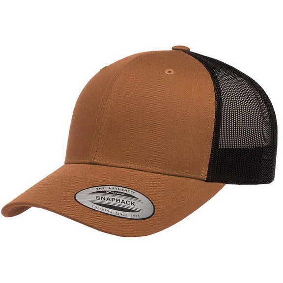 Retro Trucker Hat with Customized Leatherette Patch