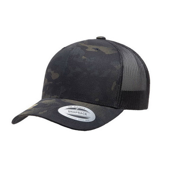 Retro Trucker Hat with Customized Leatherette Patch