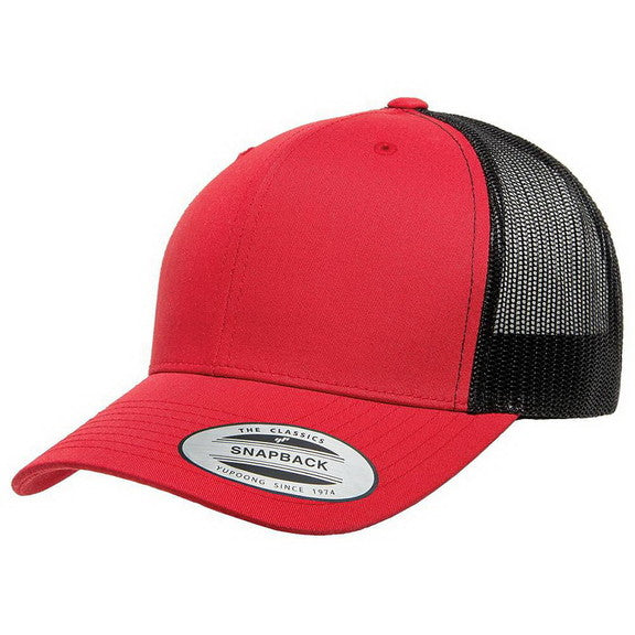 Retro Trucker Hat with Customized Leatherette Patch