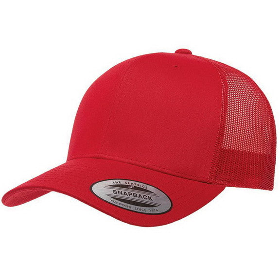 Retro Trucker Hat with Customized Leatherette Patch